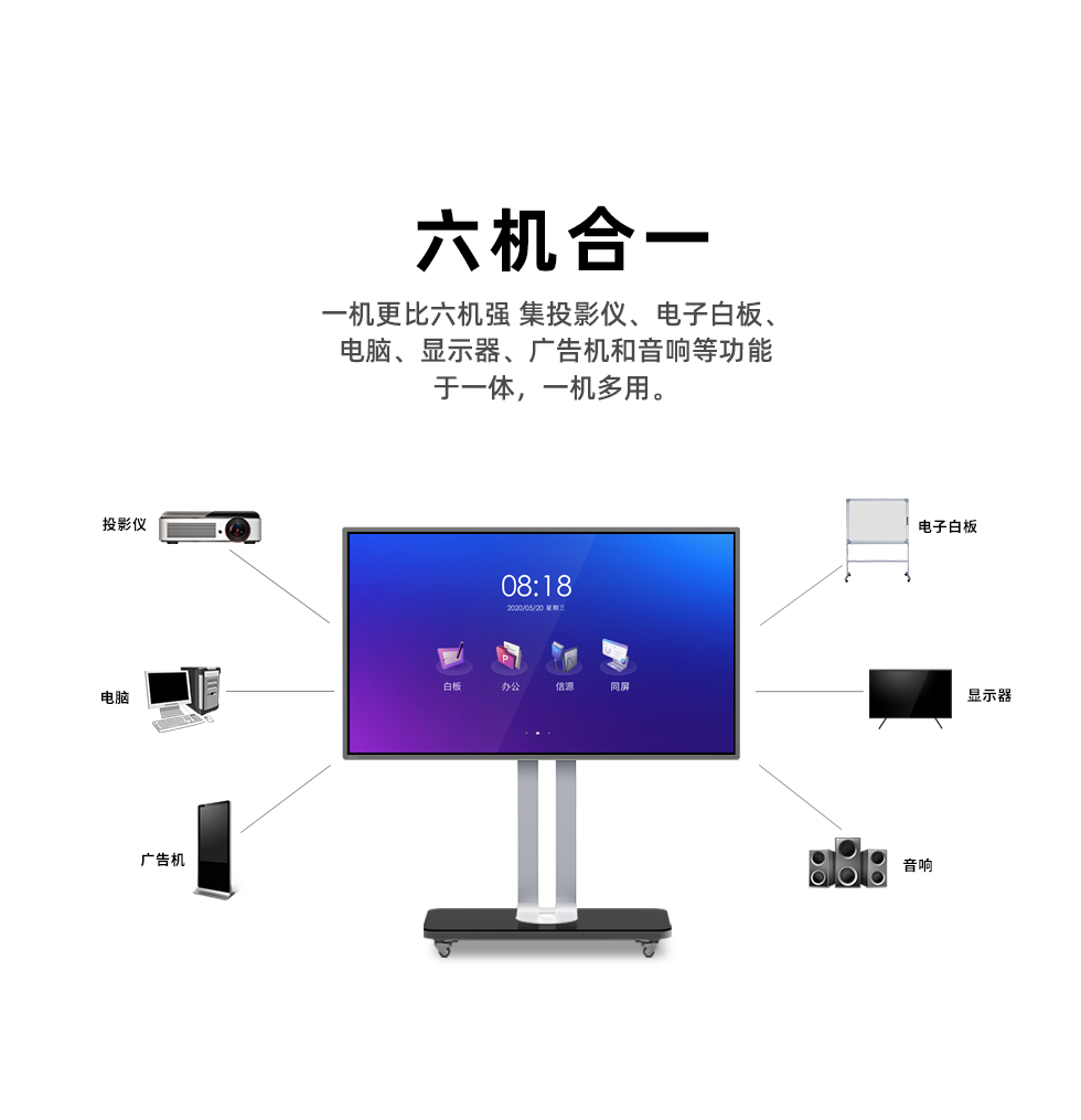 55M3 55英寸会议平板智能会议一体机白板一体机(图3)