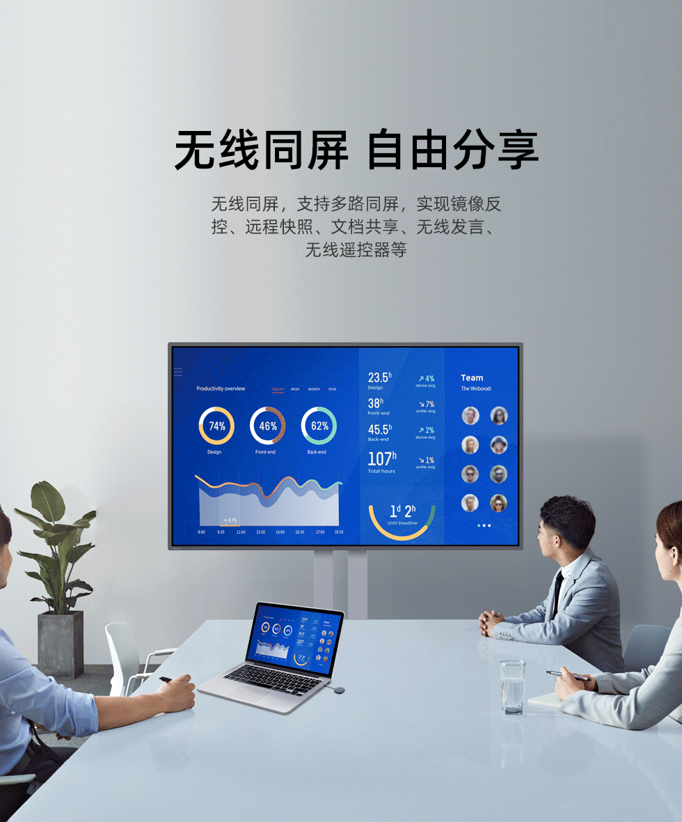65M3 65英寸会议平板多媒体电子白板教学一体机(图12)