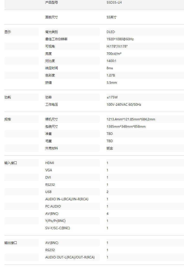 55D35-LH LG拼接单元(图2)